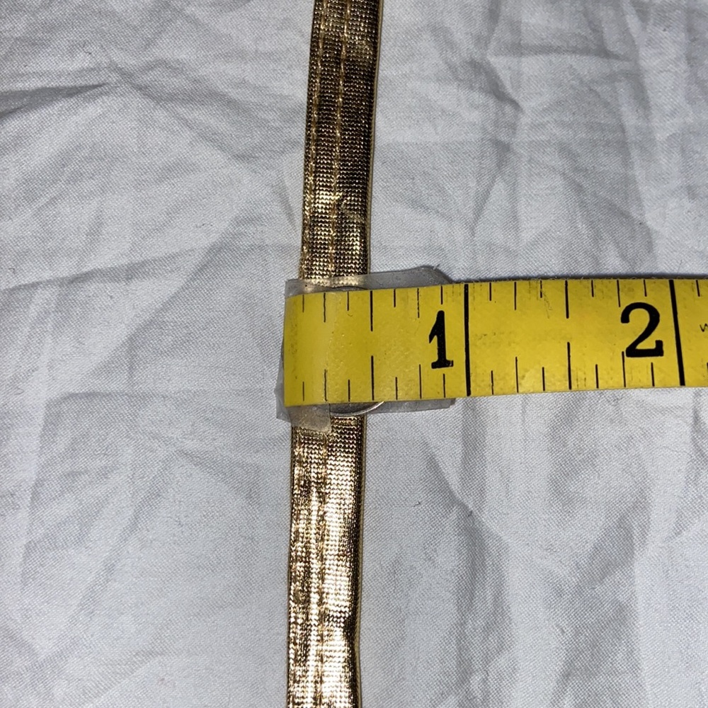 Spirit Halloween shiny gold metallic Halloween leg wraps. One size. Like new - Picture 13 of 13
